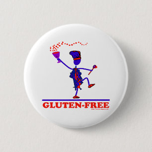 GLUTEN-FREE 6 CM ROUND BADGE
