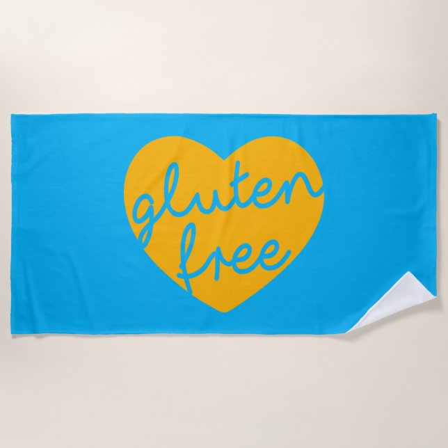 Gluten free beach towel (Front)