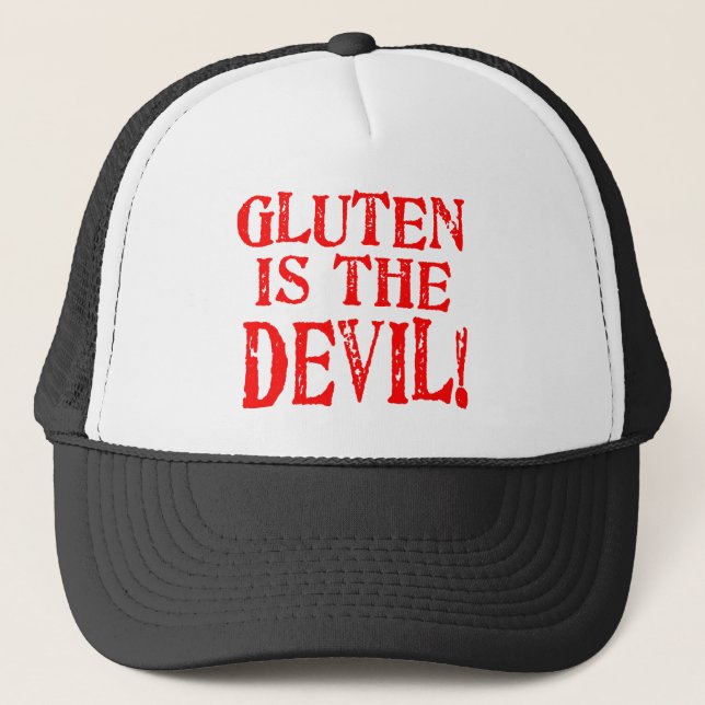 Gluten Free Celiac Designs No Way Trucker Hat (Front)