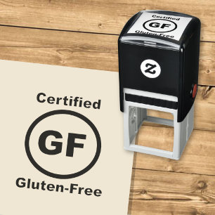 Gluten Free Certified Self-inking Stamp