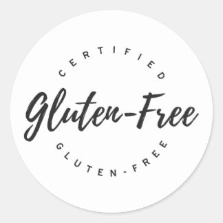 Gluten-free Classic Round Sticker