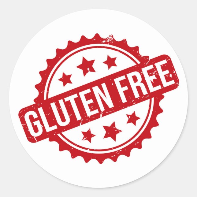Gluten Free Classic Round Sticker (Front)