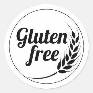 Gluten Free Classic Round Sticker