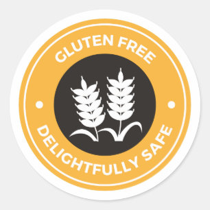 Gluten Free Classic Round Sticker