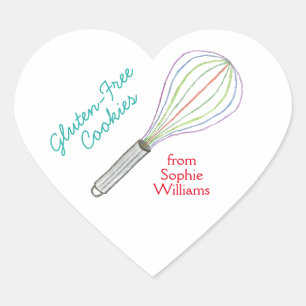 Gluten free cookies baking labels / stickers