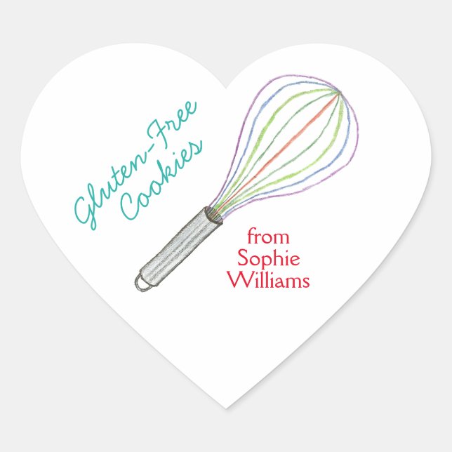 Gluten free cookies baking labels / stickers (Front)