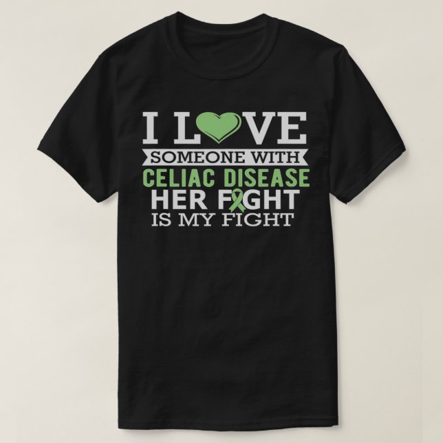 Gluten Free Diet Celiac Disease Awareness Gifts  T-Shirt (Design Front)