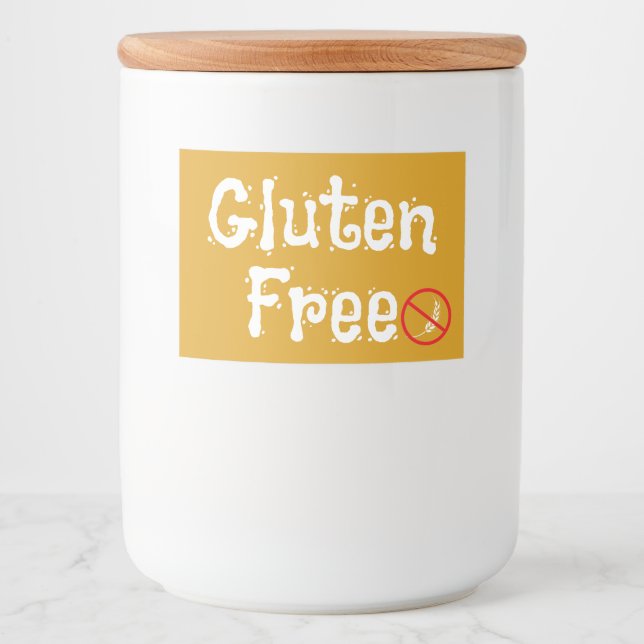 Gluten Free Food Label (Front)