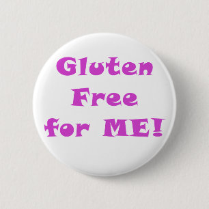 Gluten Free for Me 6 Cm Round Badge