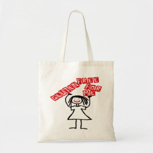 Gluten Free For Me Cartoon Tote Bag