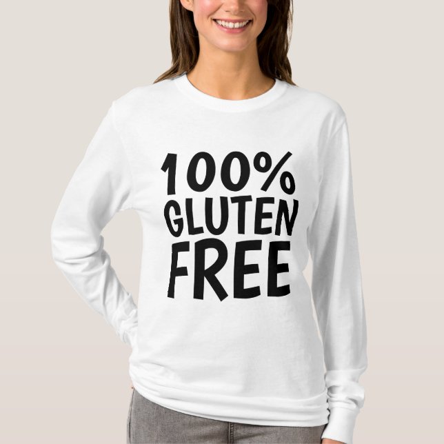 GLUTEN FREE Funny T-shirts (Front)
