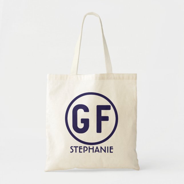 Gluten Free GF Personalised Tote Bag (Front)