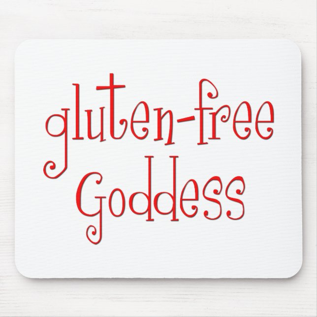Gluten Free Goddess Mouse Mat (Front)