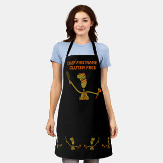 Gluten Free Joyful Chef Olive with Orange Apron
