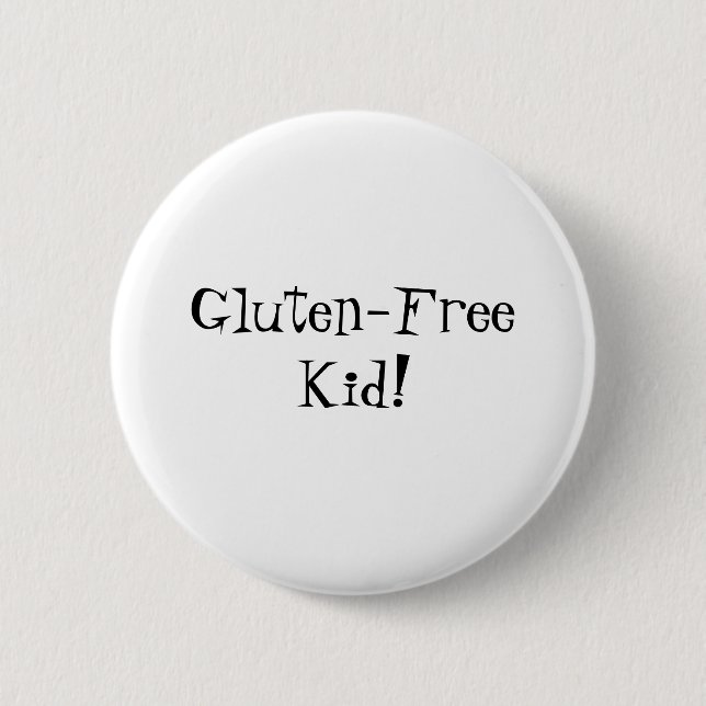 Gluten-Free Kid Button (Front)