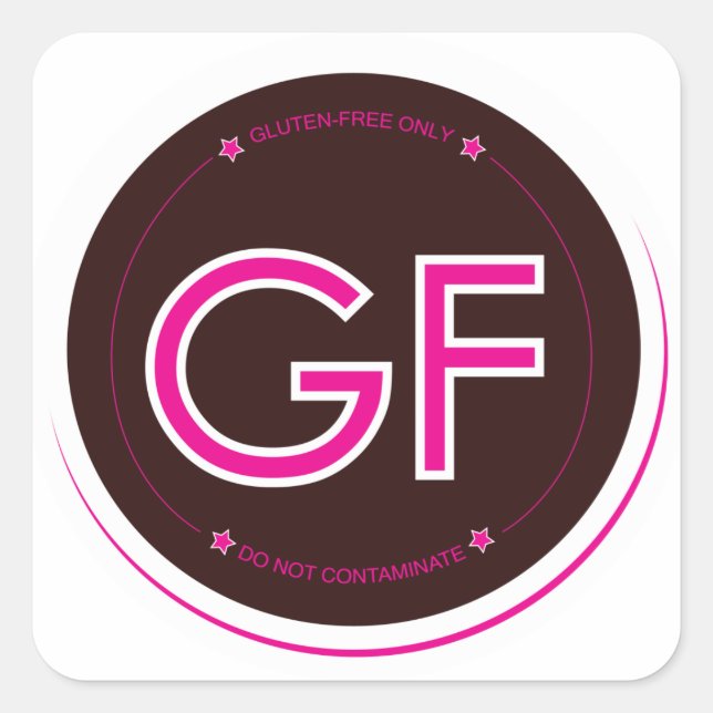 Gluten-Free Label (Square) (Front)