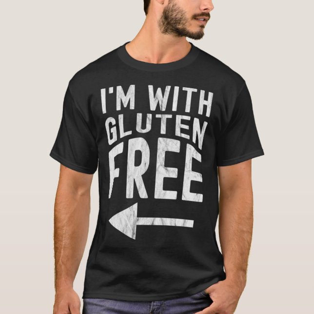 Gluten Free Lifestyle Wheat Celiac Disease Awarene T-Shirt (Front)