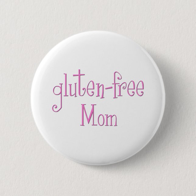 Gluten Free Mum 6 Cm Round Badge (Front)