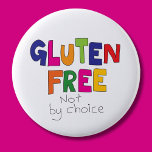 Gluten free not by choice badge coeliac<br><div class="desc">Can't eat gluten even though you would love to.</div>