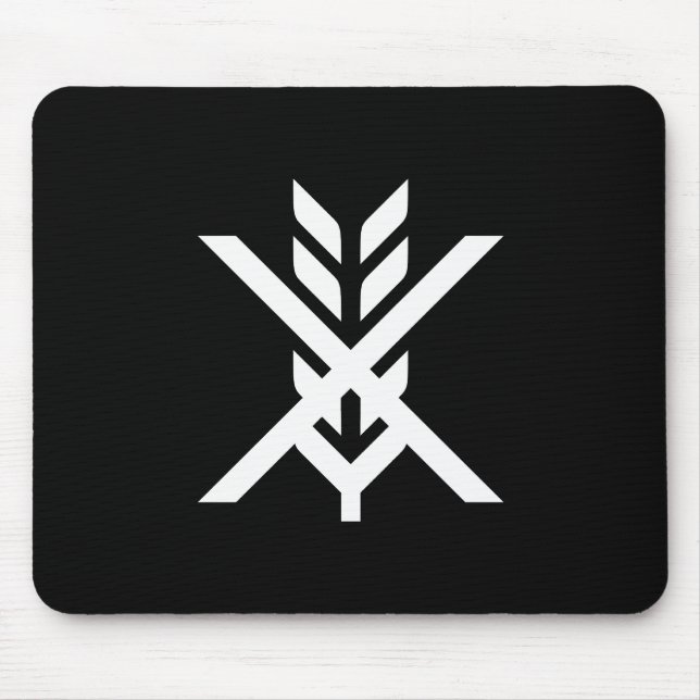 Gluten Free Pictogram Mousepad (Front)