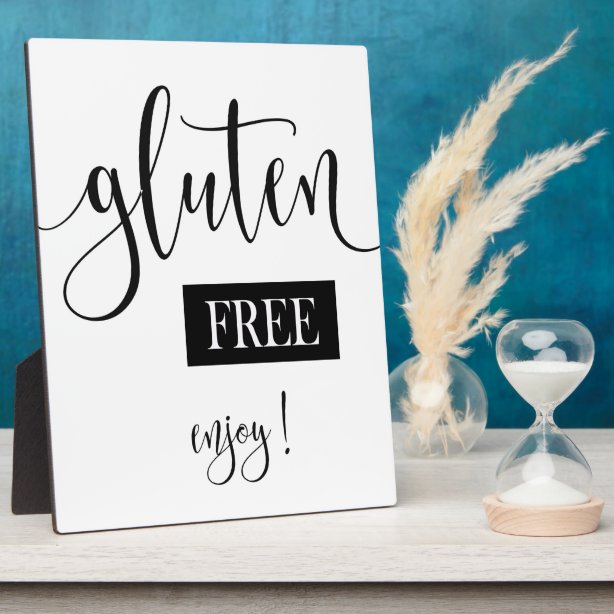 Gluten Free Posters Tabletop Signs | Zazzle UK