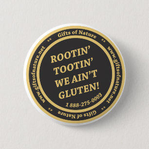 Gluten Free Slogan 6 Cm Round Badge
