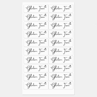 Gluten Free {Stars} Labels | Kitchen & Home Labels