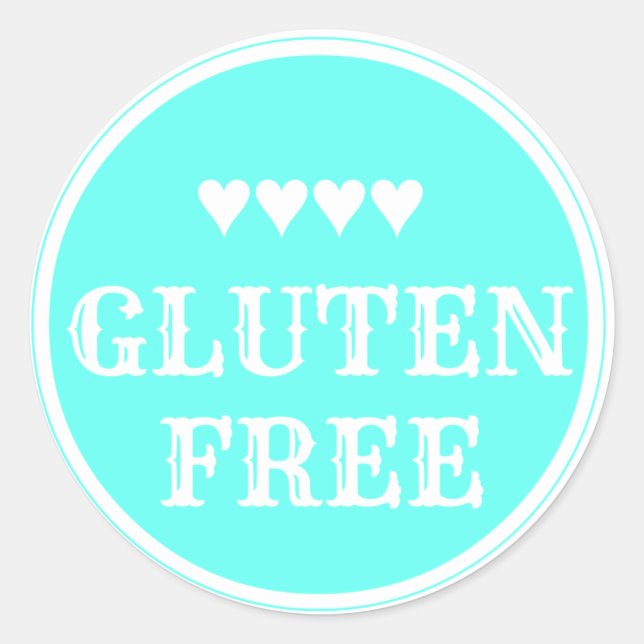 Gluten Free sticker (Front)