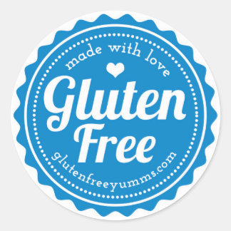 Gluten-Free Stickers — Made with Love