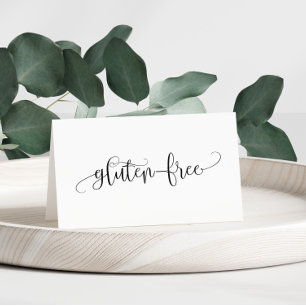 Gluten Free Table Tent card