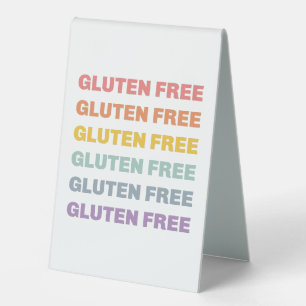 Gluten Free Tent Card