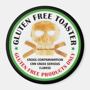 Gluten Free Toaster Magnet