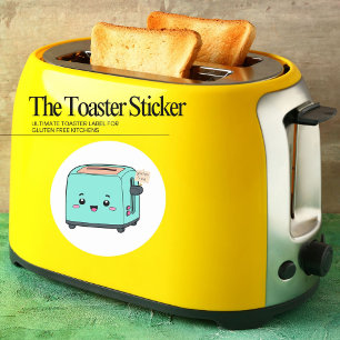 Gluten Free Toaster Stickers Kitchen Labels