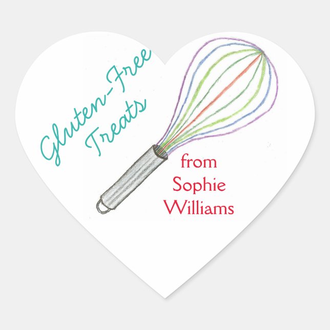 Gluten free treats baking labels / stickers (Front)