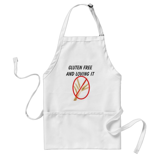 gluten-free-wheat, Gluten Free and Loving It Standard Apron (Front)