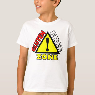 Gluten Free Zone (celiac disease - wheat allergy) T-Shirt