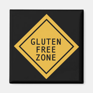 Gluten Free Zone Magnet