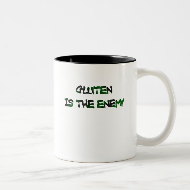 GLUTEN IS THE ENEMY Mug (Right)