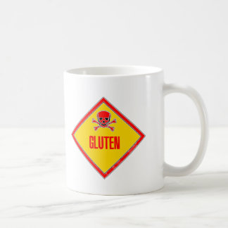 Gluten Poison Warning Coffee Mug