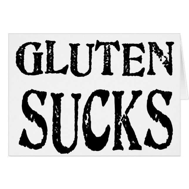 Gluten Sucks (Front Horizontal)