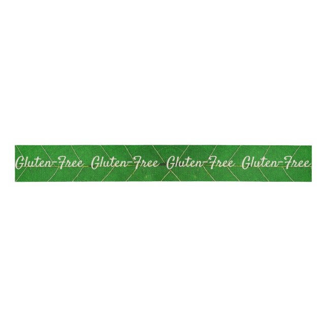 GLUTTEN FREE GROSGRAIN RIBBON (Front)