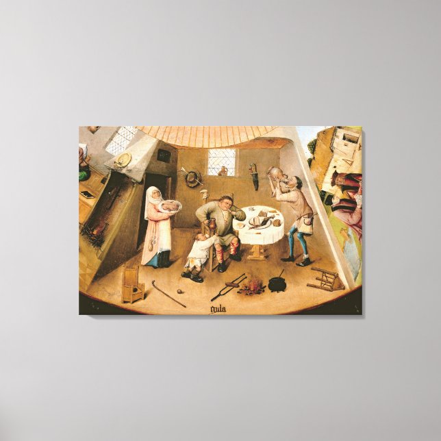 Gluttony Canvas Print (Front)