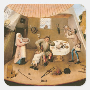 Gluttony Square Sticker