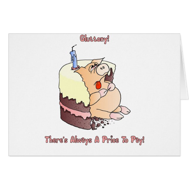 Gluttony: There's Always A Price To Pay (Front Horizontal)
