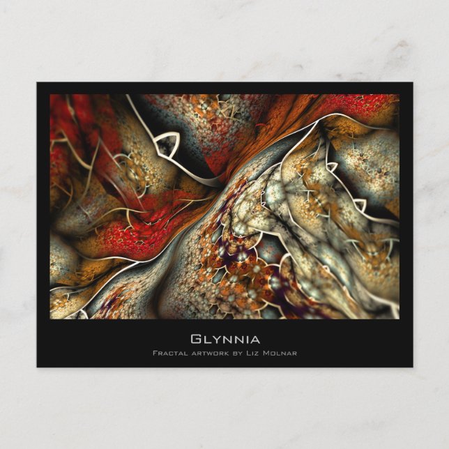 Glynnia Abstract Fractal Artist Card (Front)