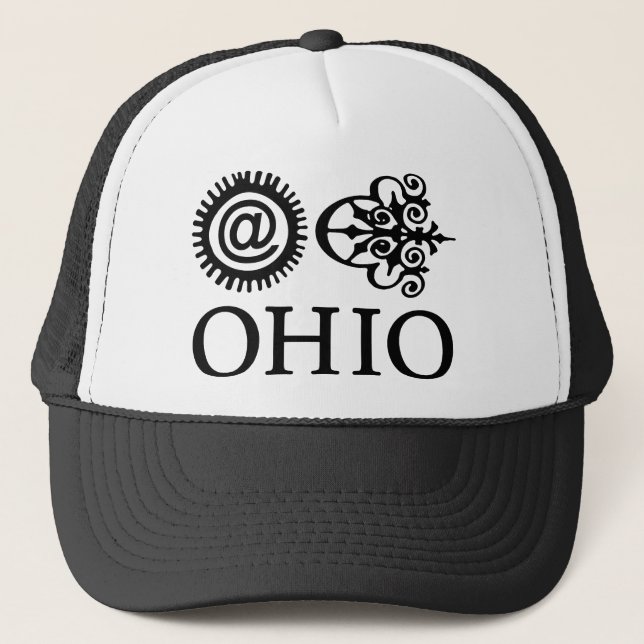 Glyph Ohio 1 Trucker Hat (Front)