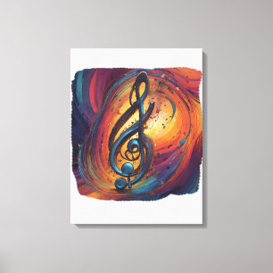Glyphs Under Streetlight Canvas Print