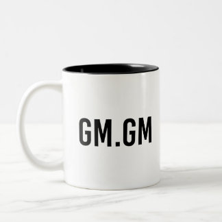 GM GM - NFT Black Two-Tone Coffee Mug