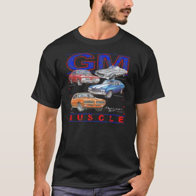 GM Muscle Cars T-Shirt (Front)