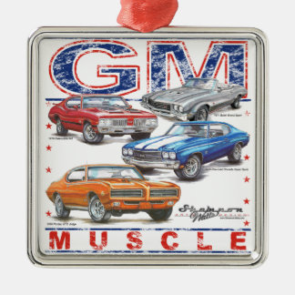 GM Muscle Metal Tree Decoration